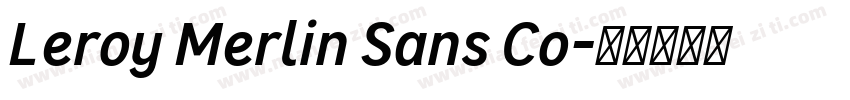 Leroy Merlin Sans Co字体转换